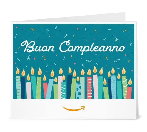 Buono Regalo Amazon.it - Stampa - Buon compleanno (Candeline di compleanno)