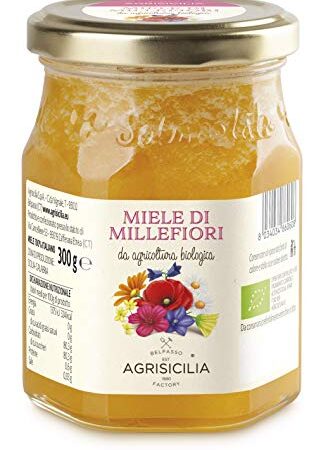 Agrisicilia Miele Millefiori Da Agricoltura Biologica - 300 g