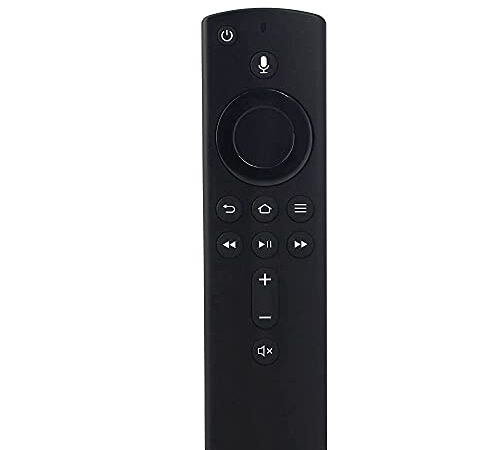DIFCUL L5B83H Telecomando vocale - Telecomando sostitutivo compatibile con Amazon Fire TV Stick 4K - Fire TV Stick (2a Gen/2020/Lite) - Fire TV Cube (1/2a Gen) - Amazon Fire TV(3a Gen) (nero)