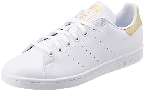 adidas Stan Smith W, Scarpe da ginnastica alte Donna, Full White White Gold Met Back, 36 EU